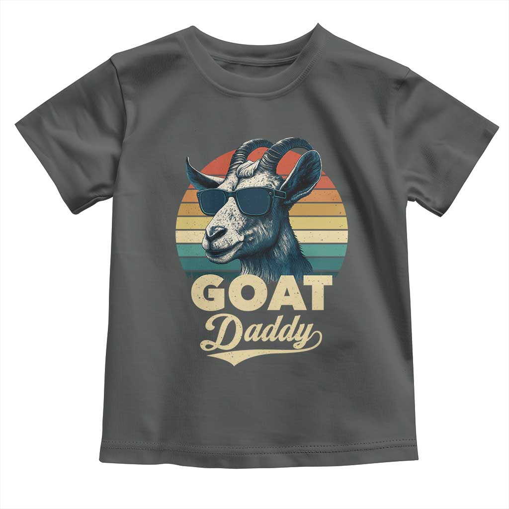 Goat Daddy Toddler T Shirt Funny Goat Father Retro Vintage