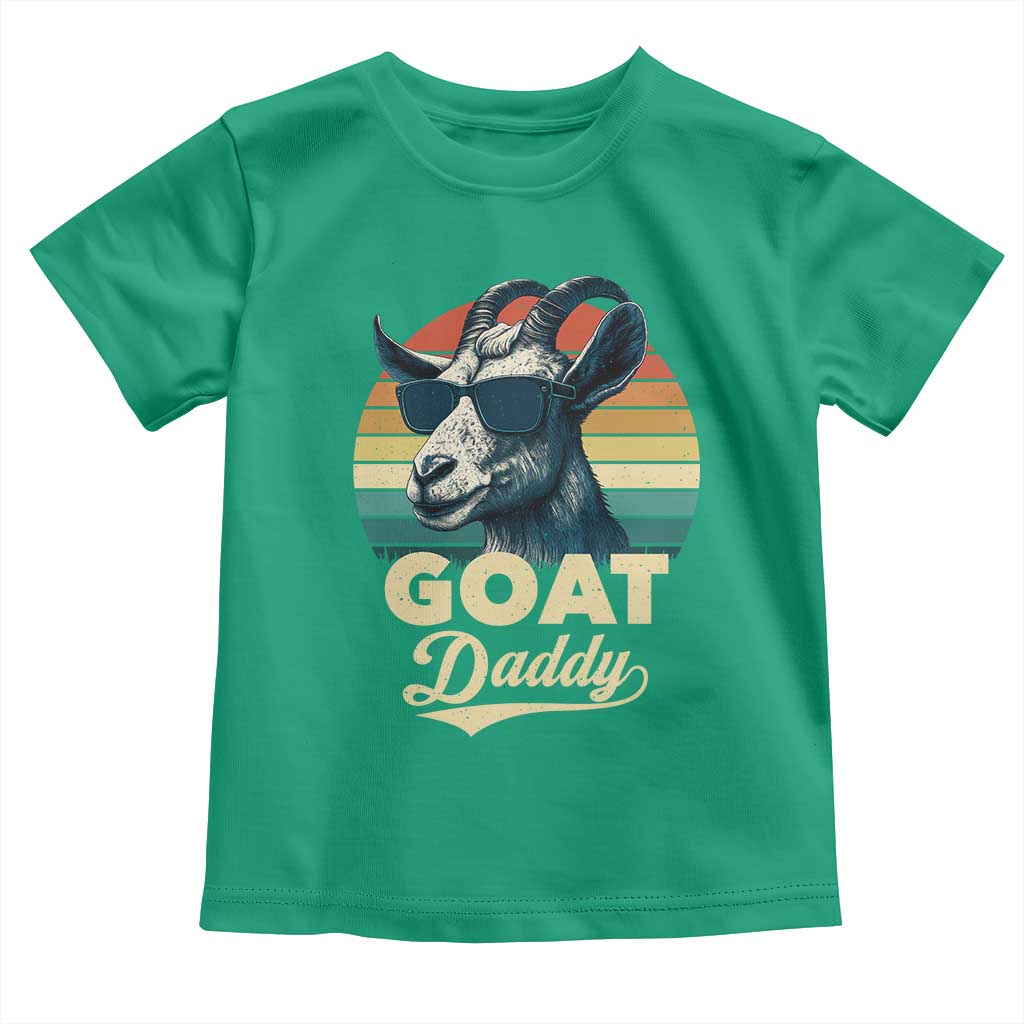 Goat Daddy Toddler T Shirt Funny Goat Father Retro Vintage