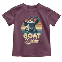 Goat Daddy Toddler T Shirt Funny Goat Father Retro Vintage