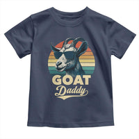 Goat Daddy Toddler T Shirt Funny Goat Father Retro Vintage