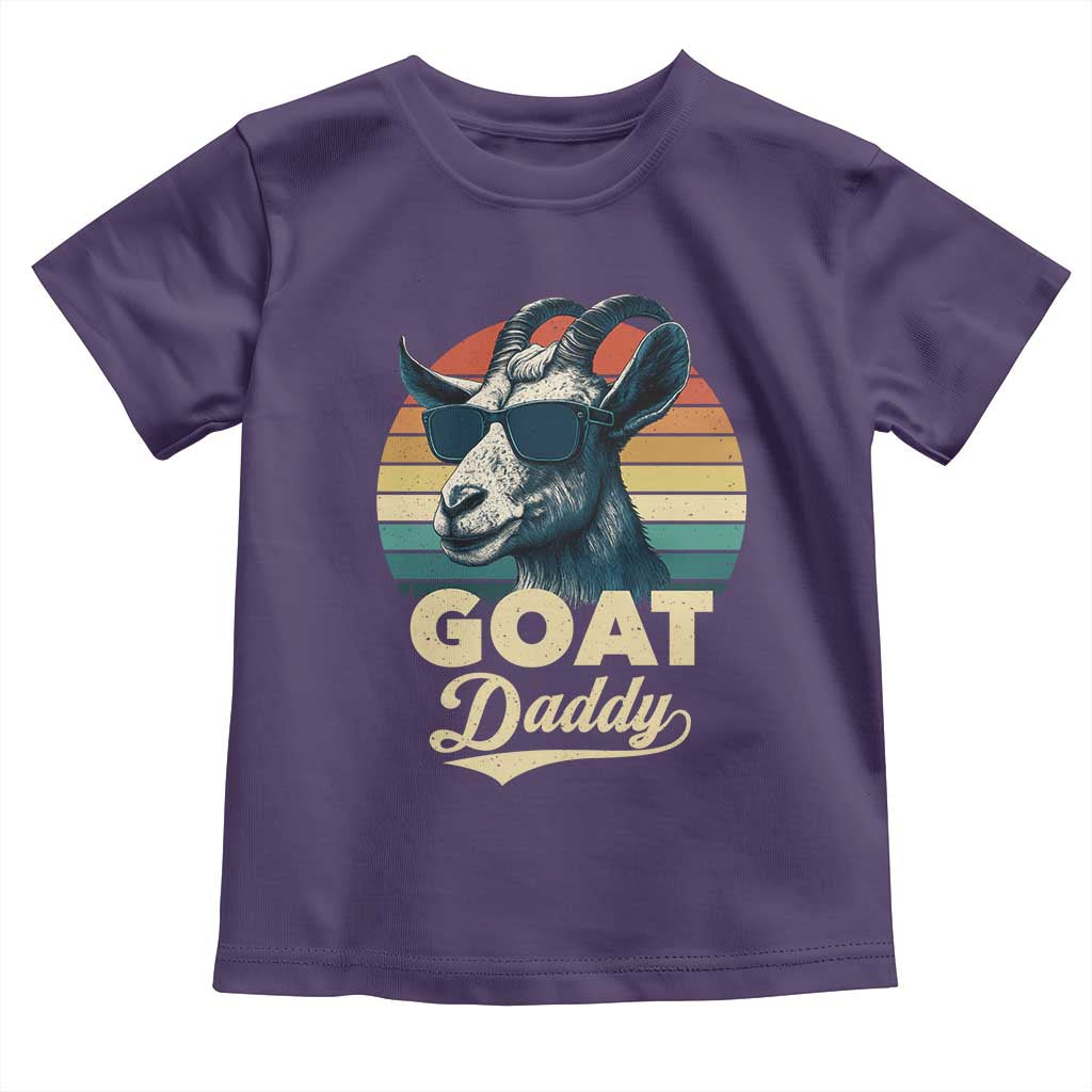 Goat Daddy Toddler T Shirt Funny Goat Father Retro Vintage