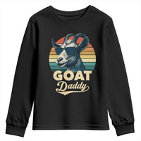 Goat Daddy Youth Sweatshirt Funny Goat Father Retro Vintage