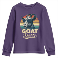 Goat Daddy Youth Sweatshirt Funny Goat Father Retro Vintage