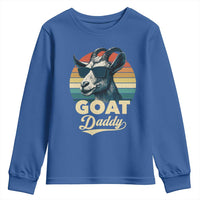 Goat Daddy Youth Sweatshirt Funny Goat Father Retro Vintage