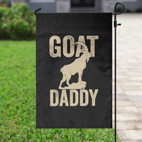 Goat Daddy Garden Flag Funny Goat Father Vintage