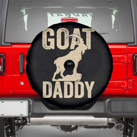 Goat Daddy Spare Tire Cover Funny Goat Father Vintage
