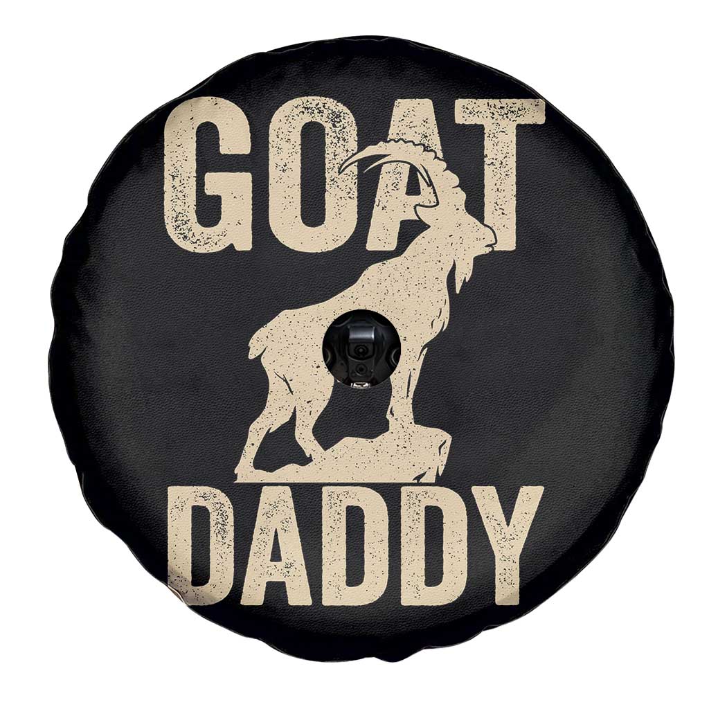 Goat Daddy Spare Tire Cover Funny Goat Father Vintage