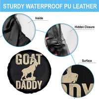 Goat Daddy Spare Tire Cover Funny Goat Father Vintage