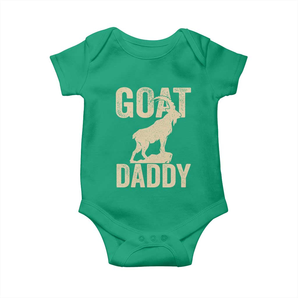 Goat Daddy Baby Onesie Funny Goat Father Vintage
