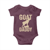 Goat Daddy Baby Onesie Funny Goat Father Vintage