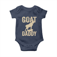 Goat Daddy Baby Onesie Funny Goat Father Vintage