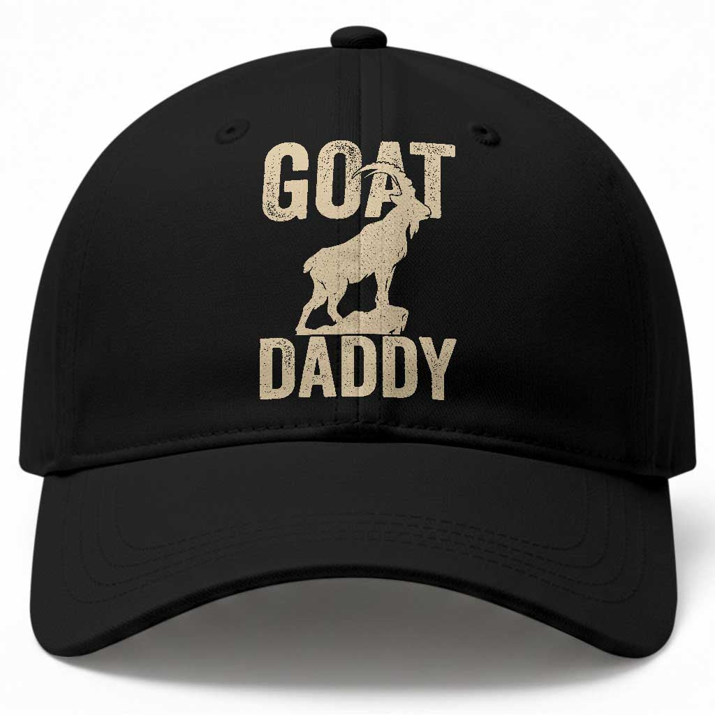 Goat Daddy Baseball Cap Funny Goat Father Vintage
