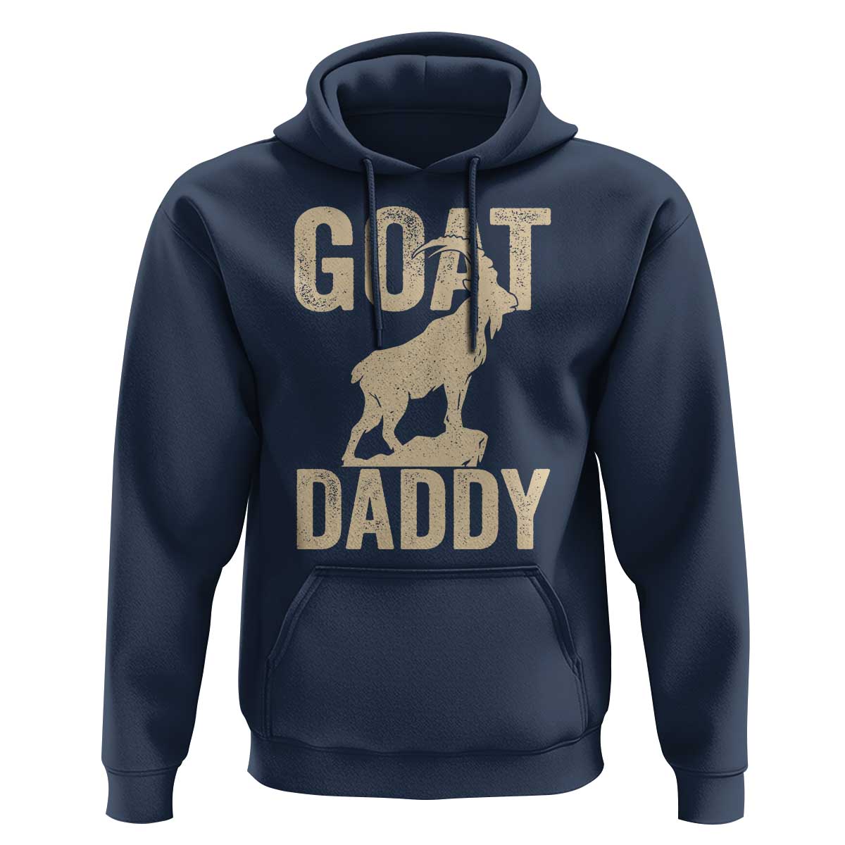 Goat Daddy Hoodie Funny Goat Father Vintage