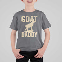 Goat Daddy T Shirt For Kid Funny Goat Father Vintage