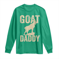Goat Daddy Long Sleeve Shirt Funny Goat Father Vintage