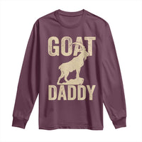 Goat Daddy Long Sleeve Shirt Funny Goat Father Vintage