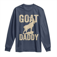 Goat Daddy Long Sleeve Shirt Funny Goat Father Vintage