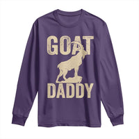 Goat Daddy Long Sleeve Shirt Funny Goat Father Vintage