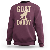 Goat Daddy Sweatshirt Funny Goat Father Vintage