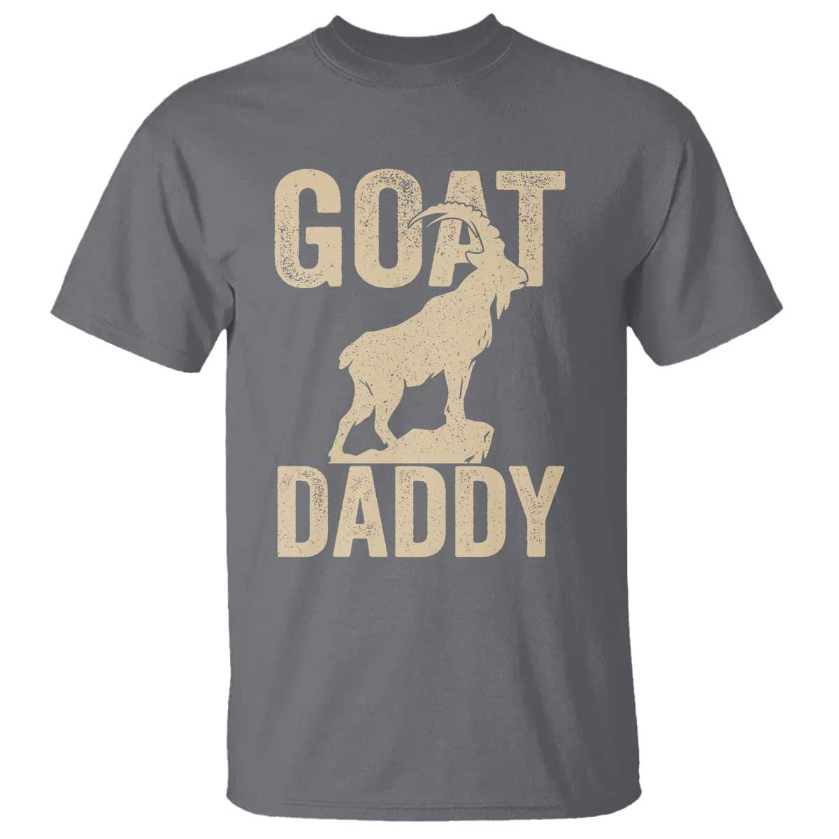 Goat Daddy T Shirt Funny Goat Father Vintage