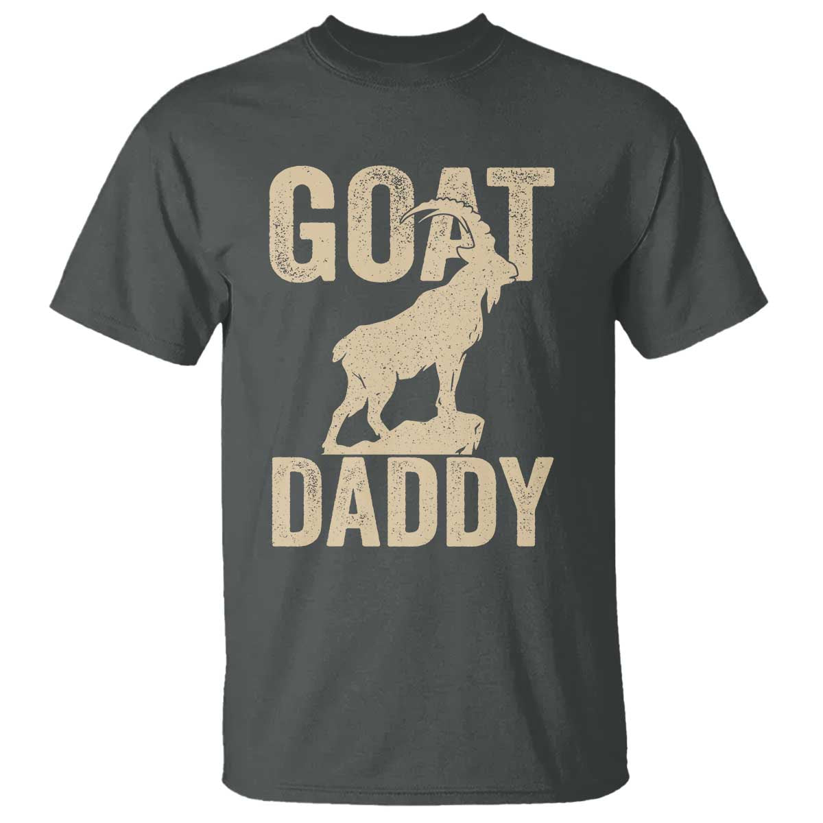 Goat Daddy T Shirt Funny Goat Father Vintage