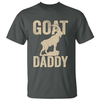 Goat Daddy T Shirt Funny Goat Father Vintage