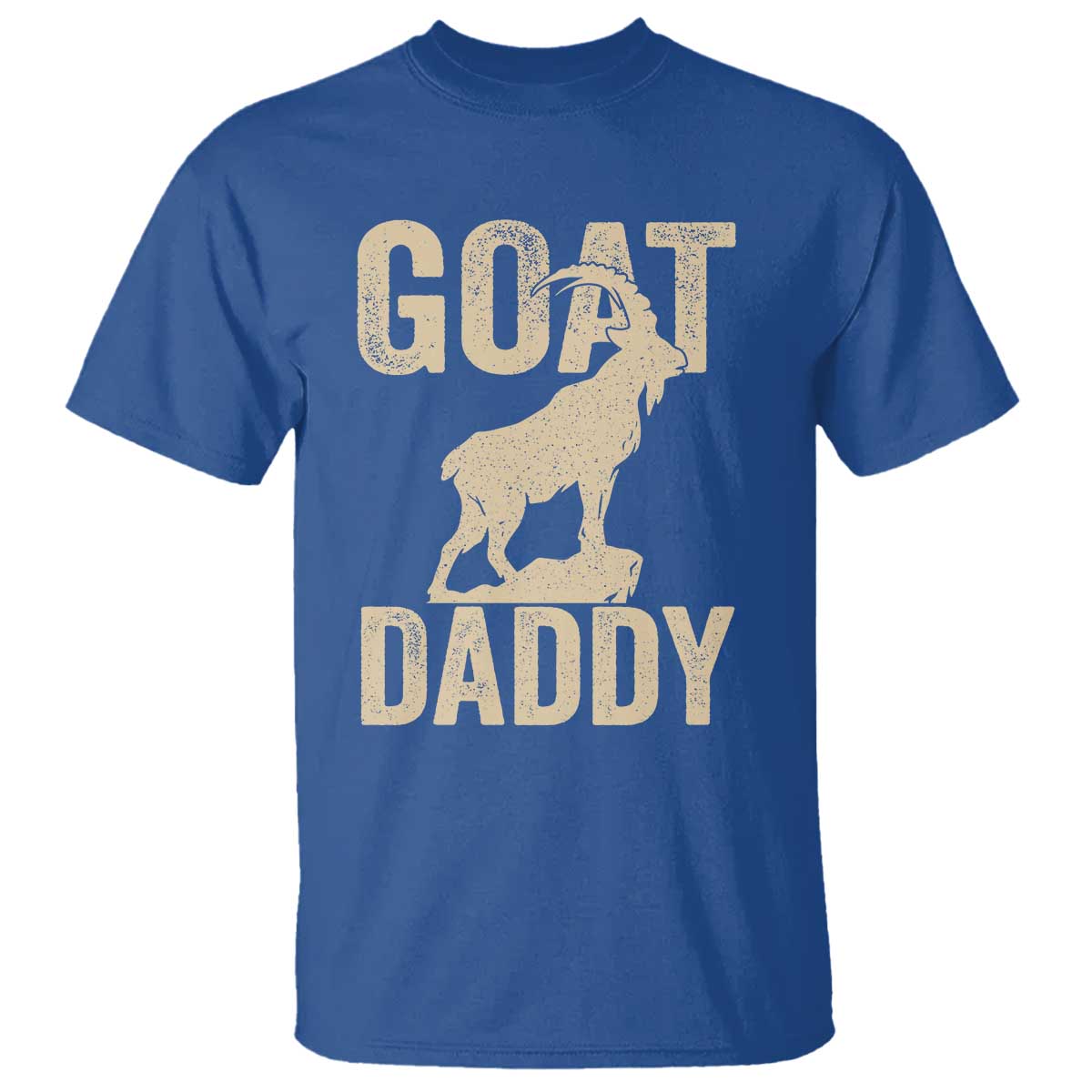 Goat Daddy T Shirt Funny Goat Father Vintage