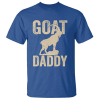 Goat Daddy T Shirt Funny Goat Father Vintage