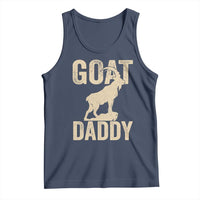 Goat Daddy Tank Top Funny Goat Father Vintage