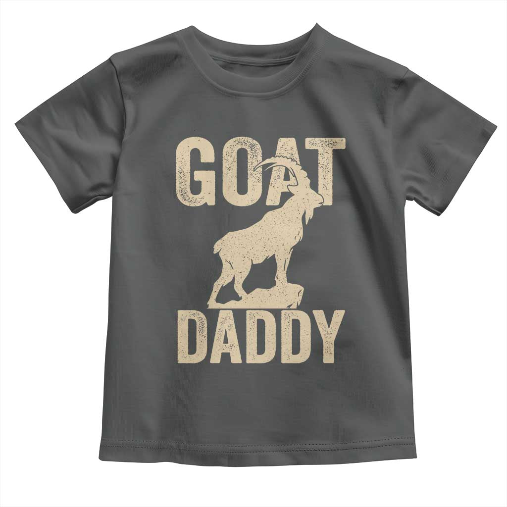 Goat Daddy Toddler T Shirt Funny Goat Father Vintage
