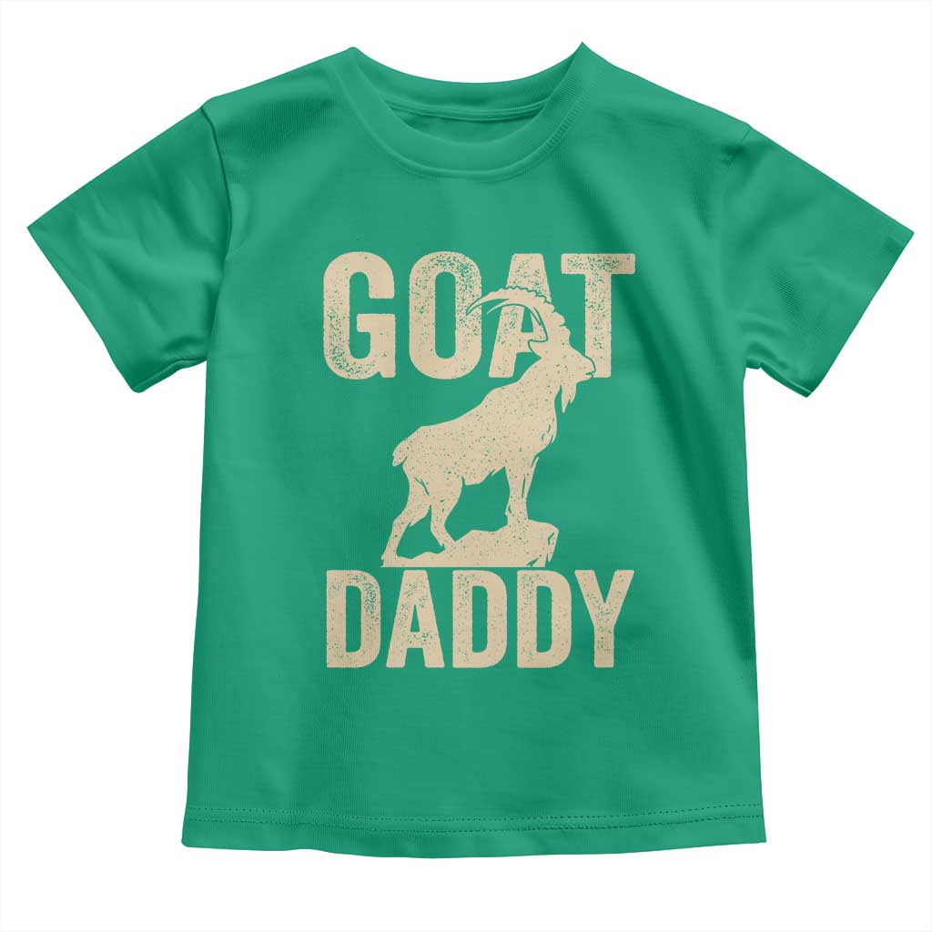 Goat Daddy Toddler T Shirt Funny Goat Father Vintage