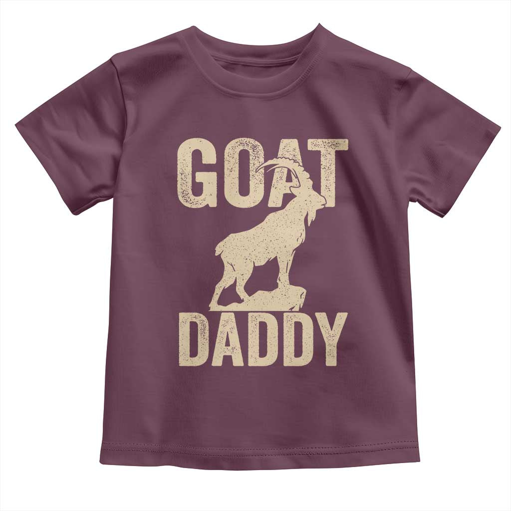Goat Daddy Toddler T Shirt Funny Goat Father Vintage