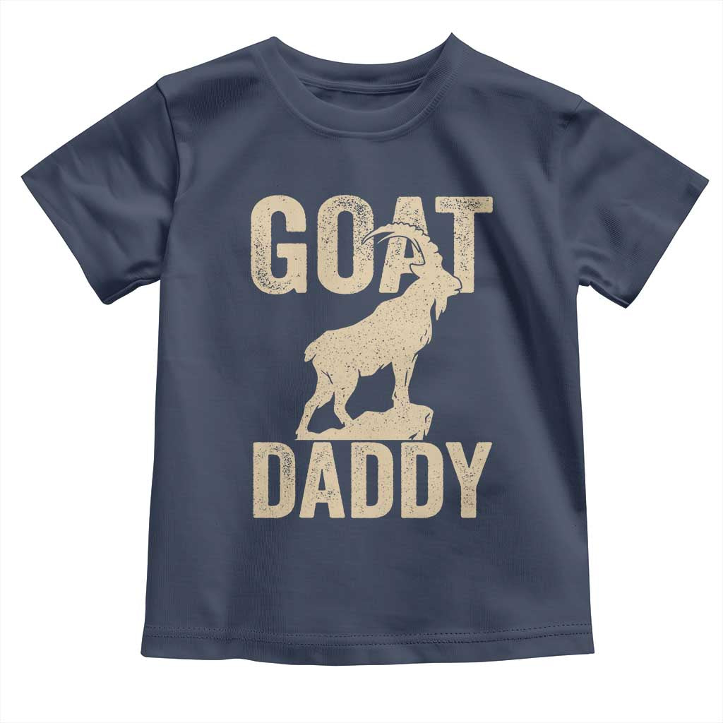 Goat Daddy Toddler T Shirt Funny Goat Father Vintage