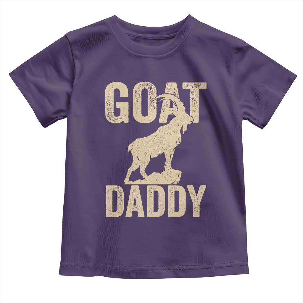 Goat Daddy Toddler T Shirt Funny Goat Father Vintage