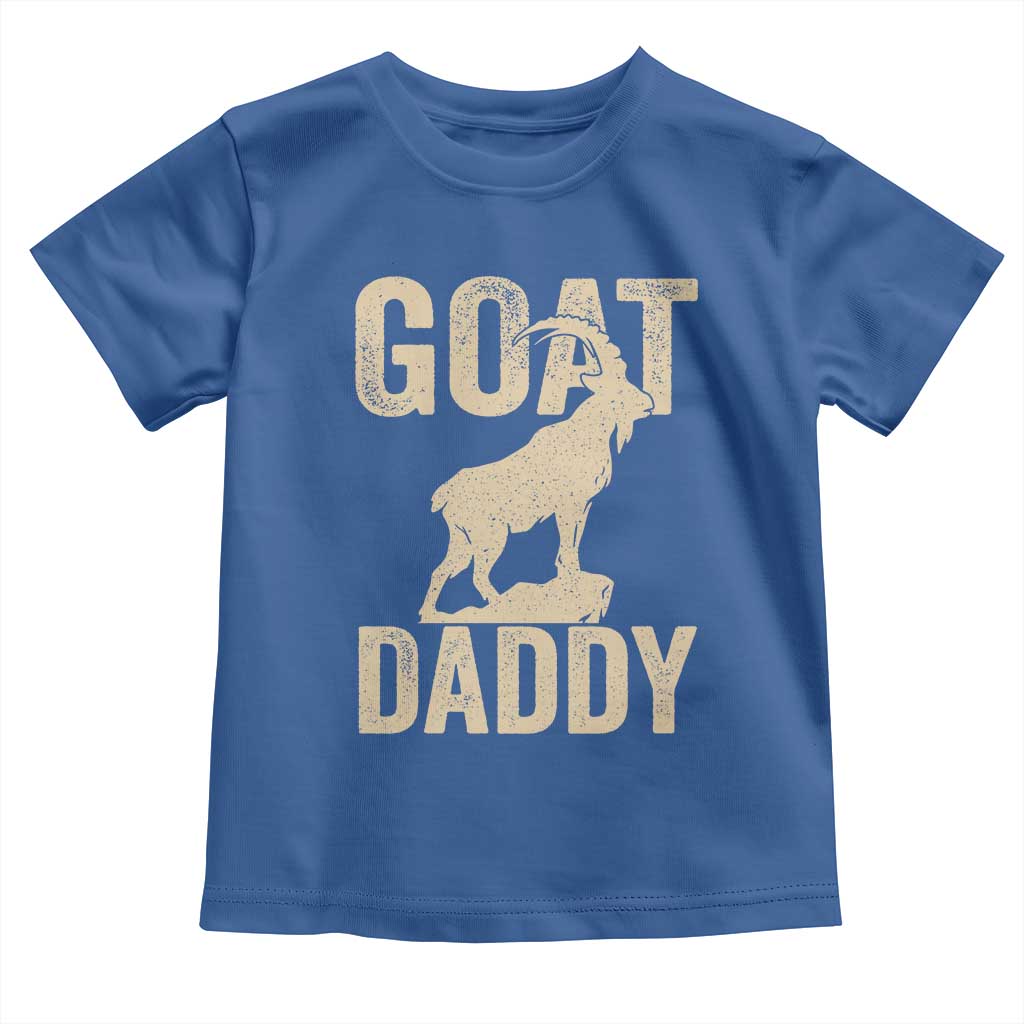 Goat Daddy Toddler T Shirt Funny Goat Father Vintage