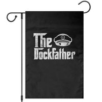 The Dockfather Garden Flag Funny Boat Captain Dad Boating Humor Father's Day