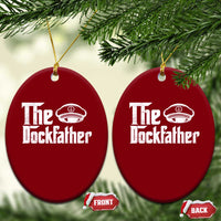 The Dockfather Ceramic Ornament Funny Boat Captain Dad Boating Humor Father's Day
