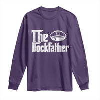 The Dockfather Long Sleeve Shirt Funny Boat Captain Dad Boating Humor Father's Day