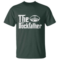 The Dockfather T Shirt Funny Boat Captain Dad Boating Humor Father's Day
