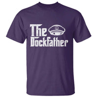 The Dockfather T Shirt Funny Boat Captain Dad Boating Humor Father's Day