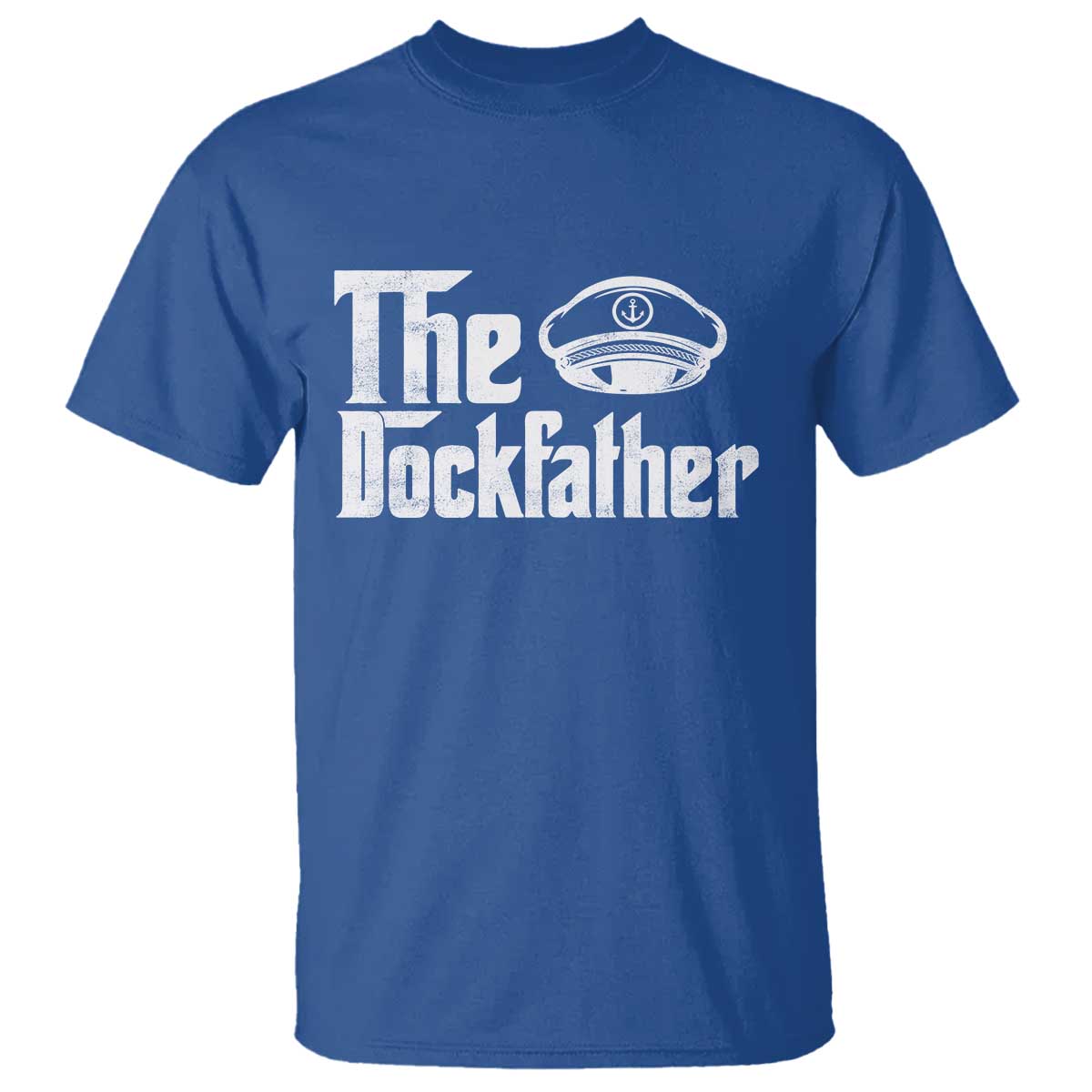 The Dockfather T Shirt Funny Boat Captain Dad Boating Humor Father's Day