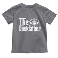The Dockfather Toddler T Shirt Funny Boat Captain Dad Boating Humor Father's Day