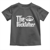 The Dockfather Toddler T Shirt Funny Boat Captain Dad Boating Humor Father's Day