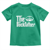 The Dockfather Toddler T Shirt Funny Boat Captain Dad Boating Humor Father's Day