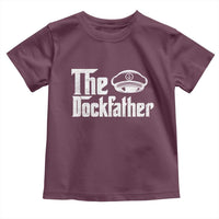 The Dockfather Toddler T Shirt Funny Boat Captain Dad Boating Humor Father's Day