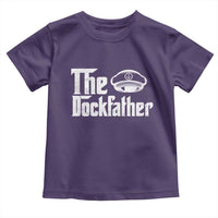 The Dockfather Toddler T Shirt Funny Boat Captain Dad Boating Humor Father's Day