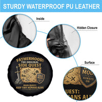 RPG Dad Spare Tire Cover Fatherhood The Original Side Quest Dad Mode D20 Tabletop Games