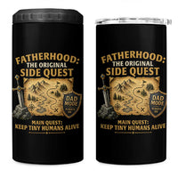 RPG Dad 4 in 1 Can Cooler Tumbler Fatherhood The Original Side Quest Dad Mode D20 Tabletop Games