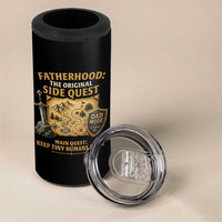 RPG Dad 4 in 1 Can Cooler Tumbler Fatherhood The Original Side Quest Dad Mode D20 Tabletop Games