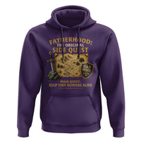 RPG Dad Hoodie Fatherhood The Original Side Quest Dad Mode D20 Tabletop Games